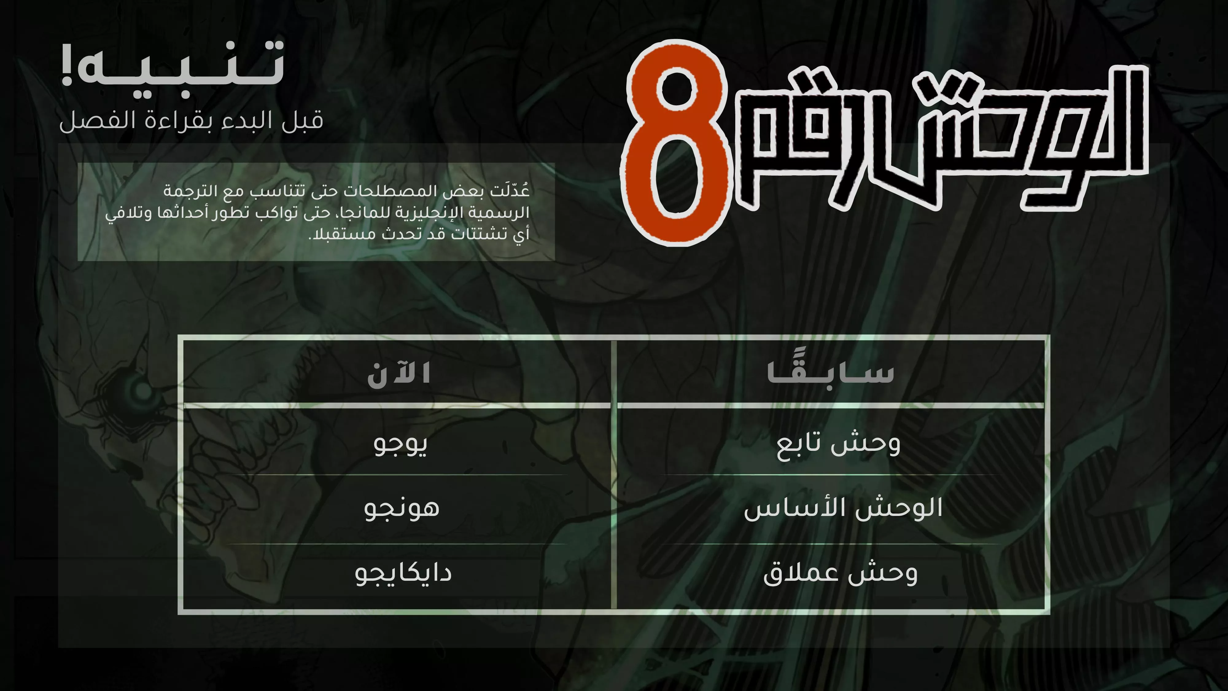 Read Kaiju No. 8 AR Manga Online