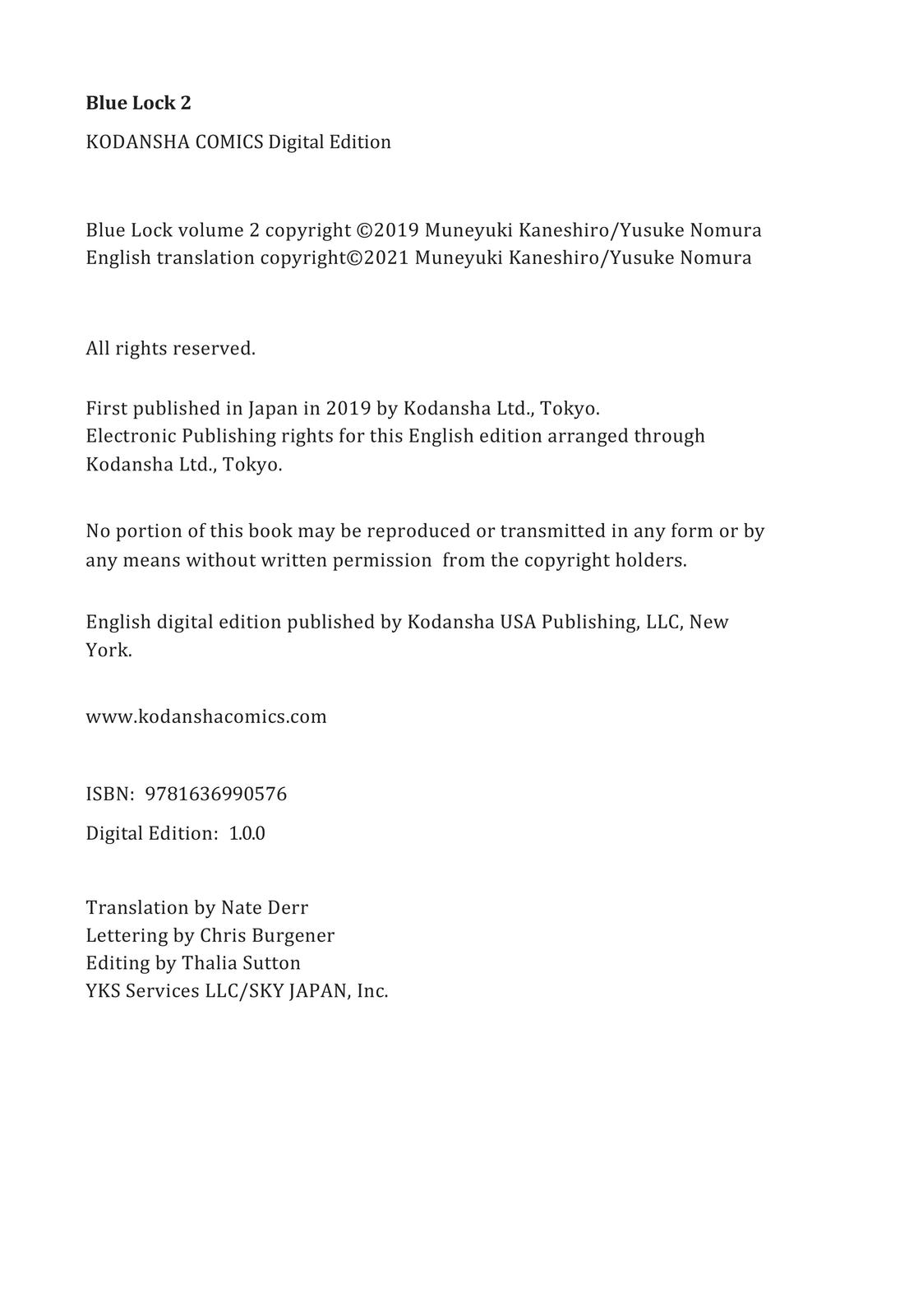 Read Blue Lock EN Manga Online