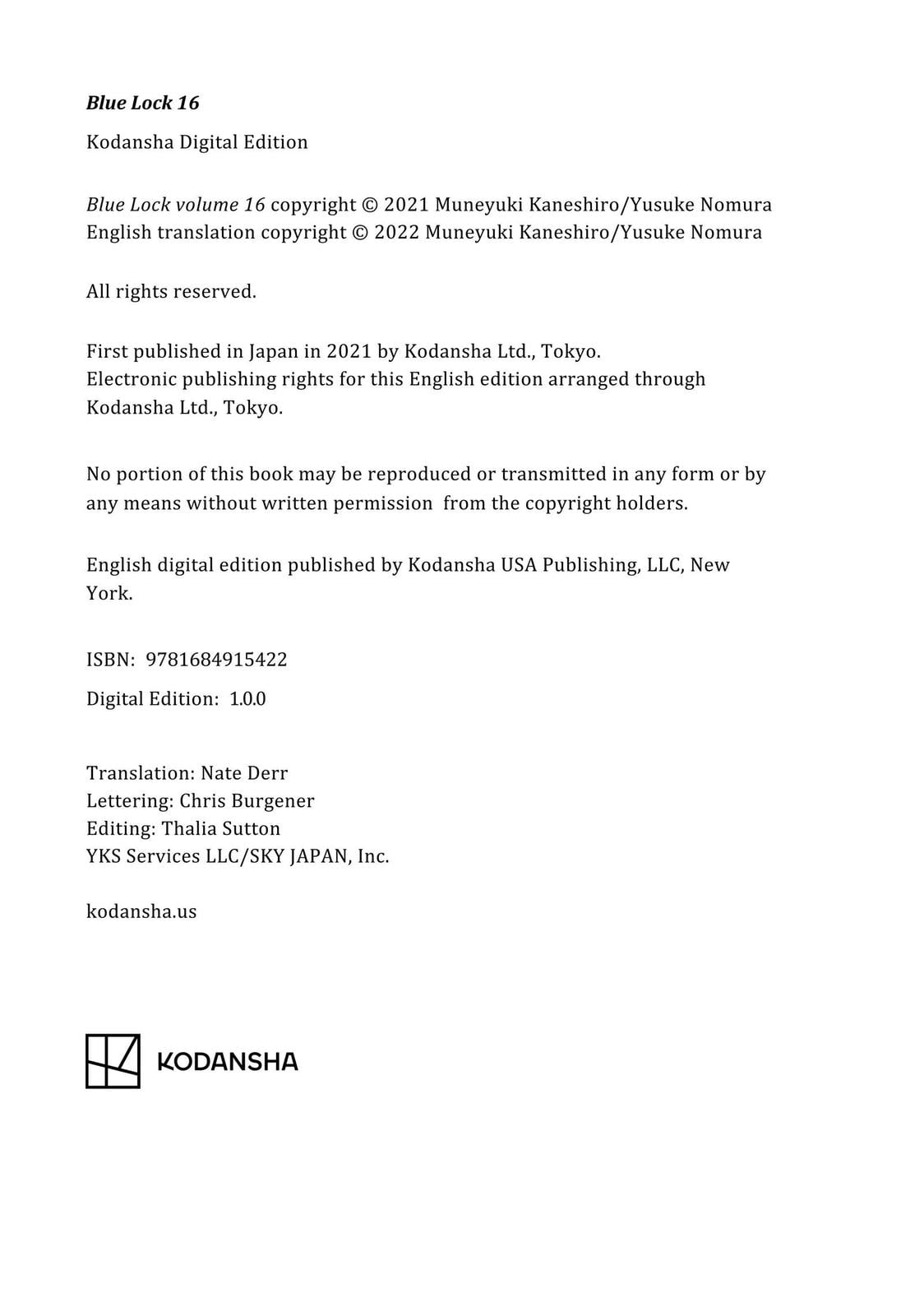 Read Blue Lock EN Manga Online