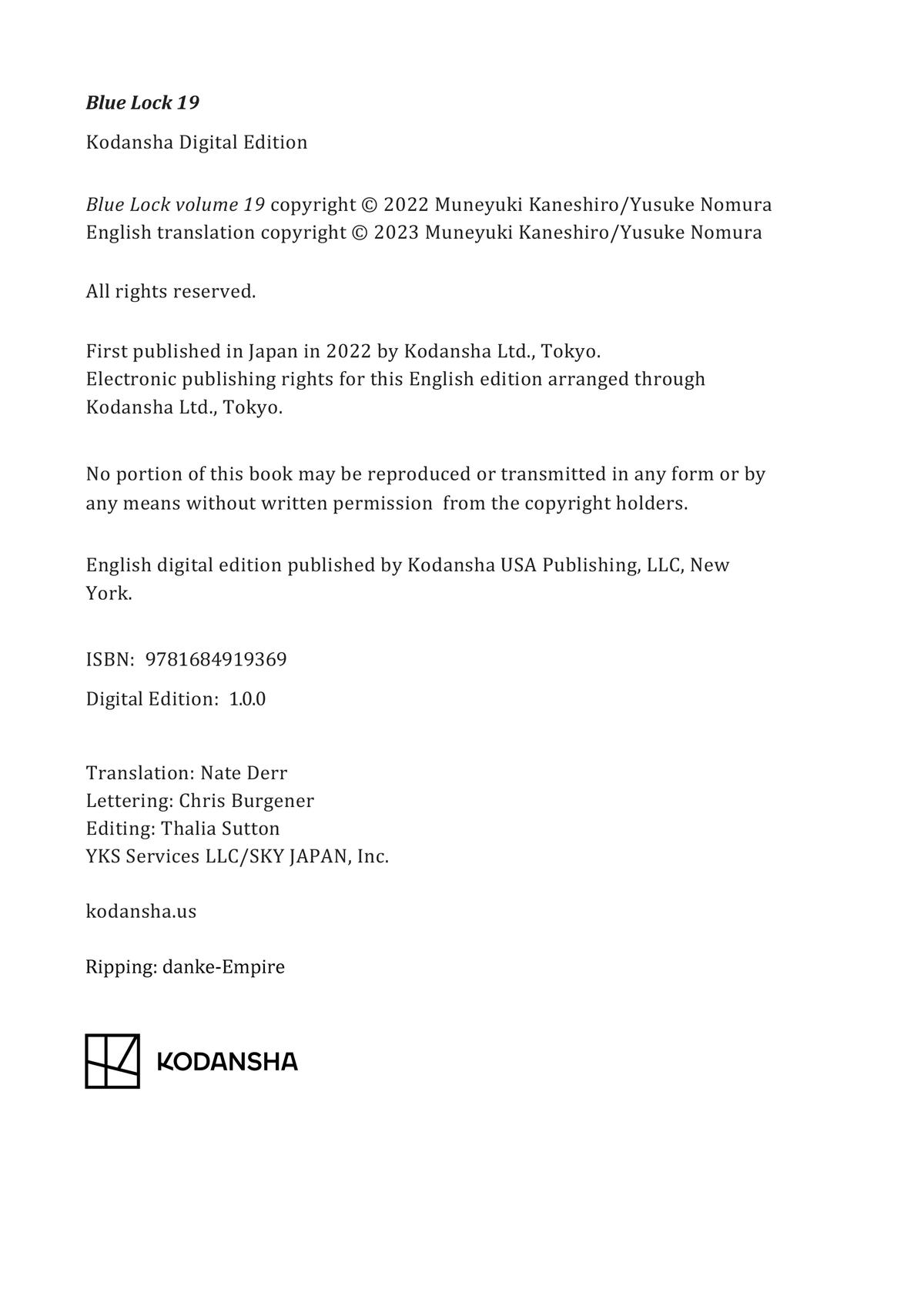 Read Blue Lock EN Manga Online