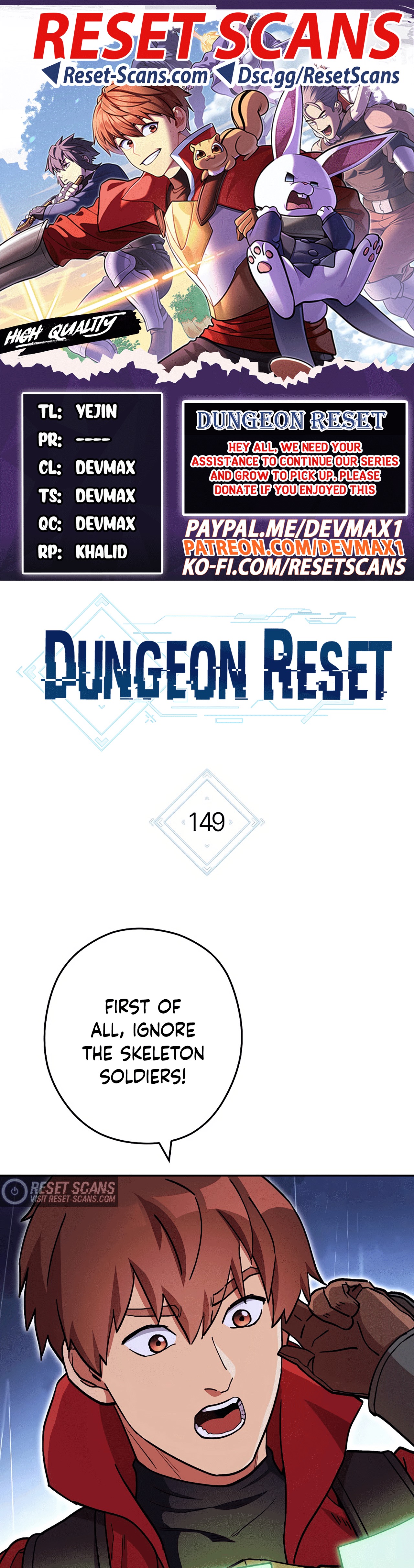 Read Dungeon Reset EN Manga Online