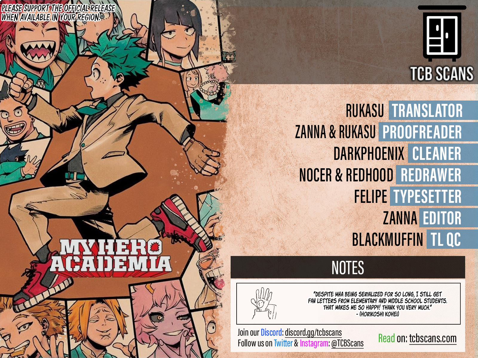 Read My Hero Academia EN Manga Online