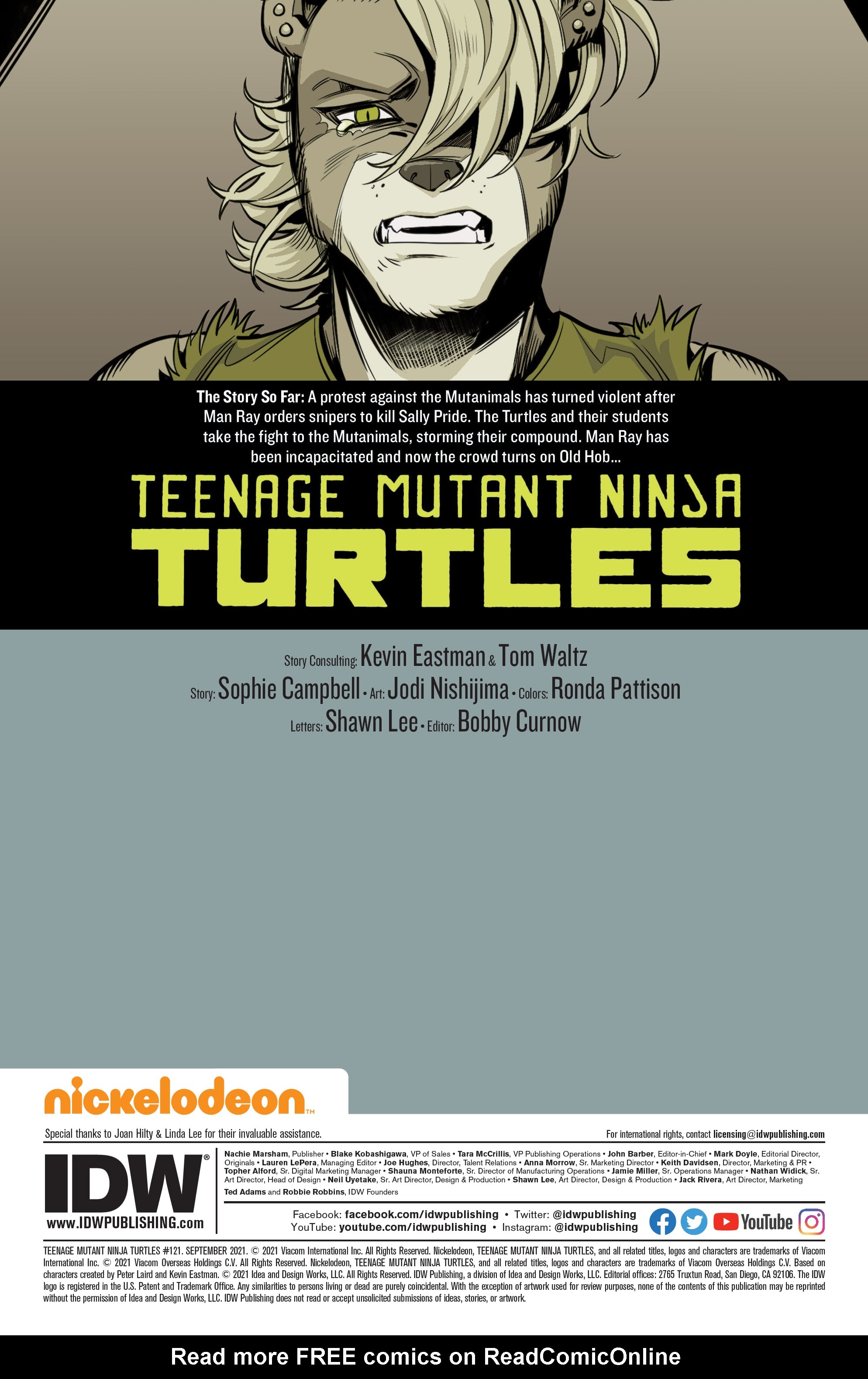 Read Teenage Mutant Ninja Turtles (2011) EN Manga Online