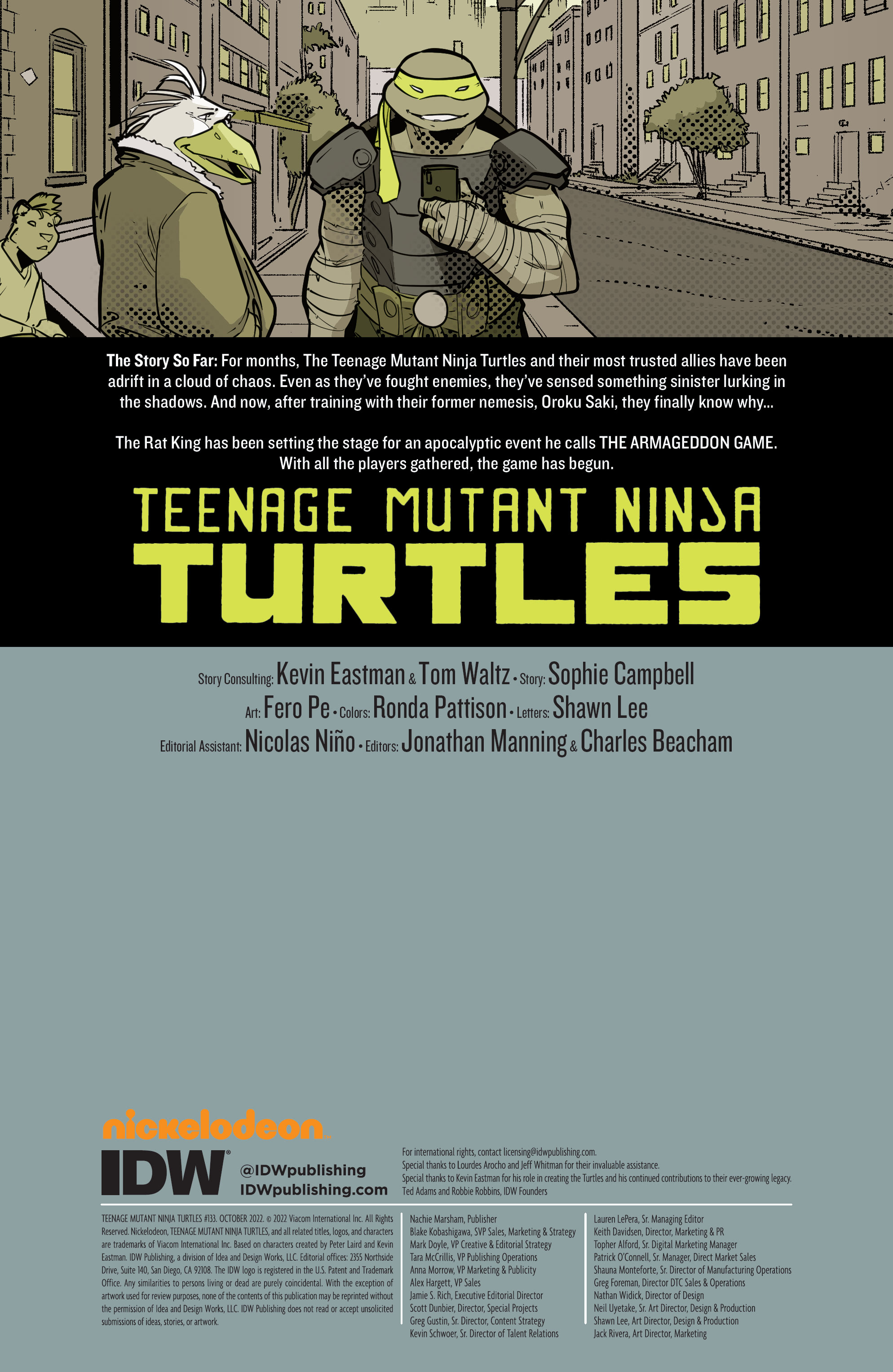 Read Teenage Mutant Ninja Turtles (2011) EN Manga Online