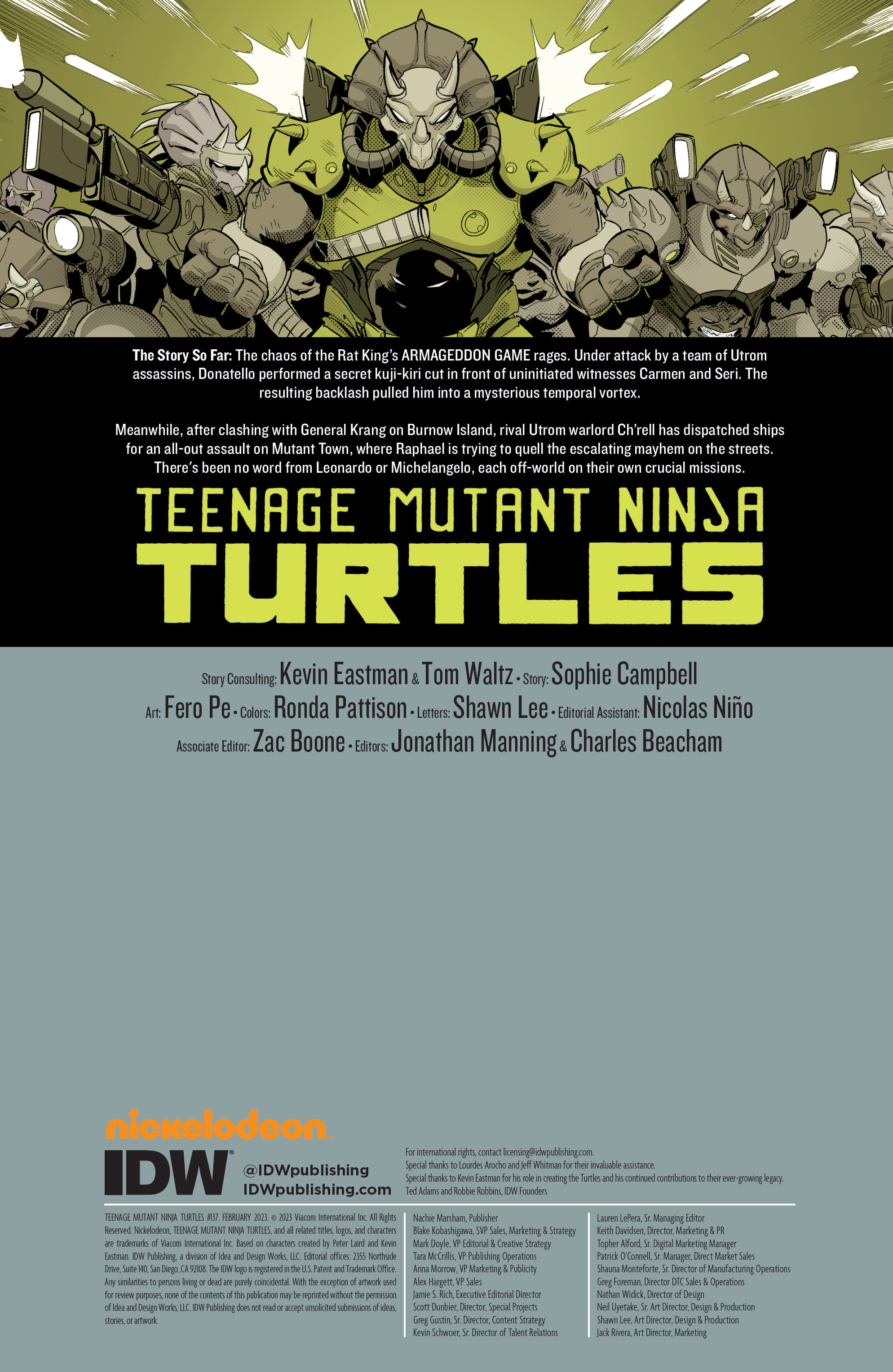 Read Teenage Mutant Ninja Turtles (2011) EN Manga Online