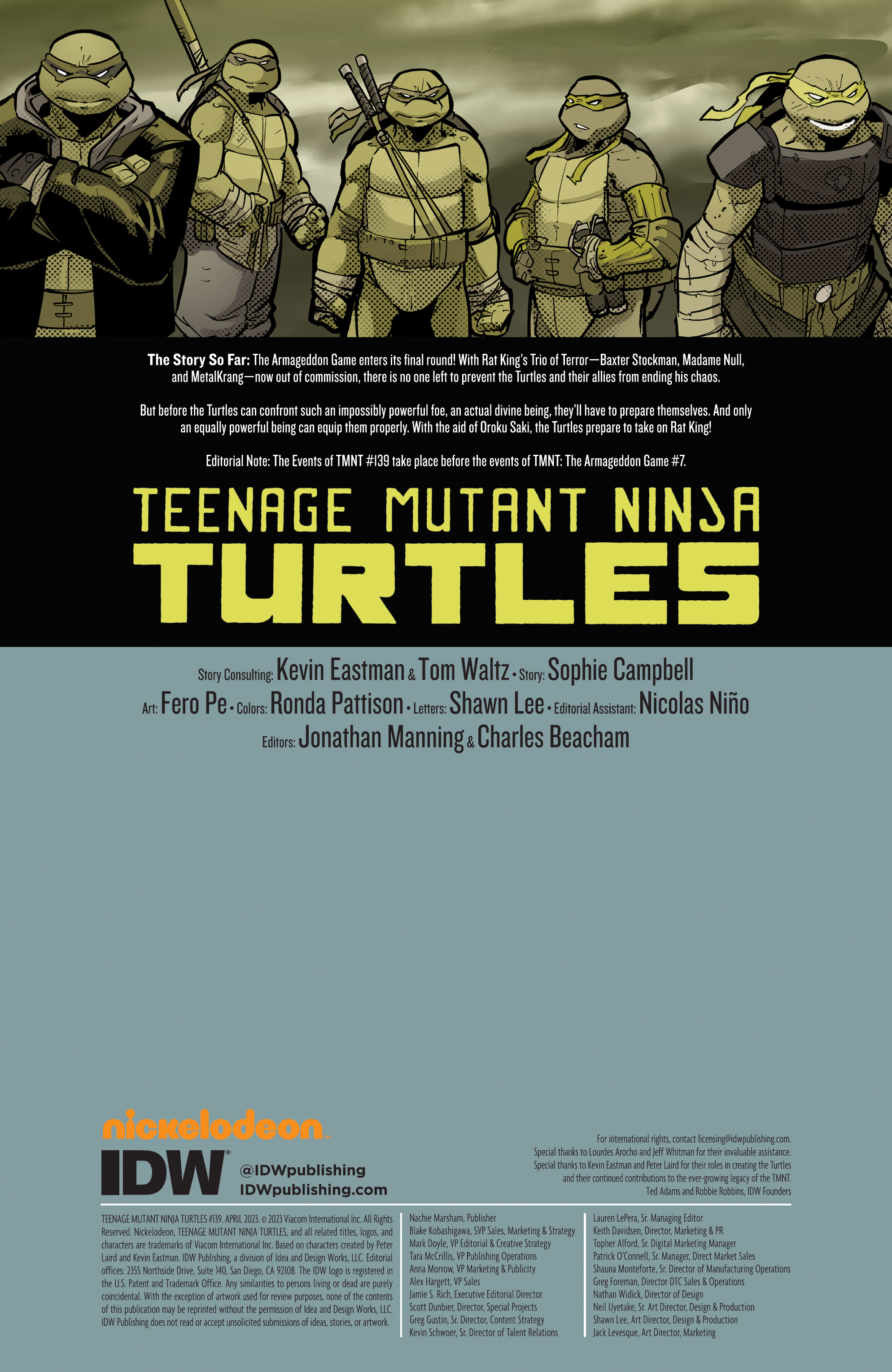 Read Teenage Mutant Ninja Turtles (2011) EN Manga Online