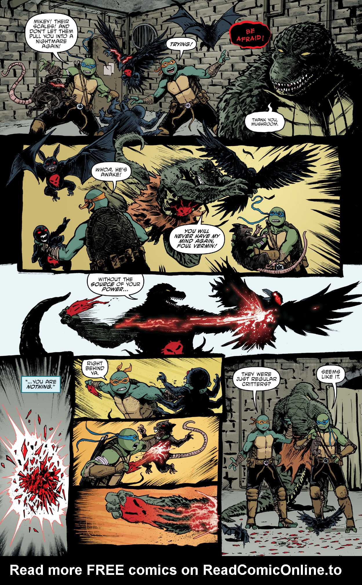Read Teenage Mutant Ninja Turtles (2011) EN Manga Online