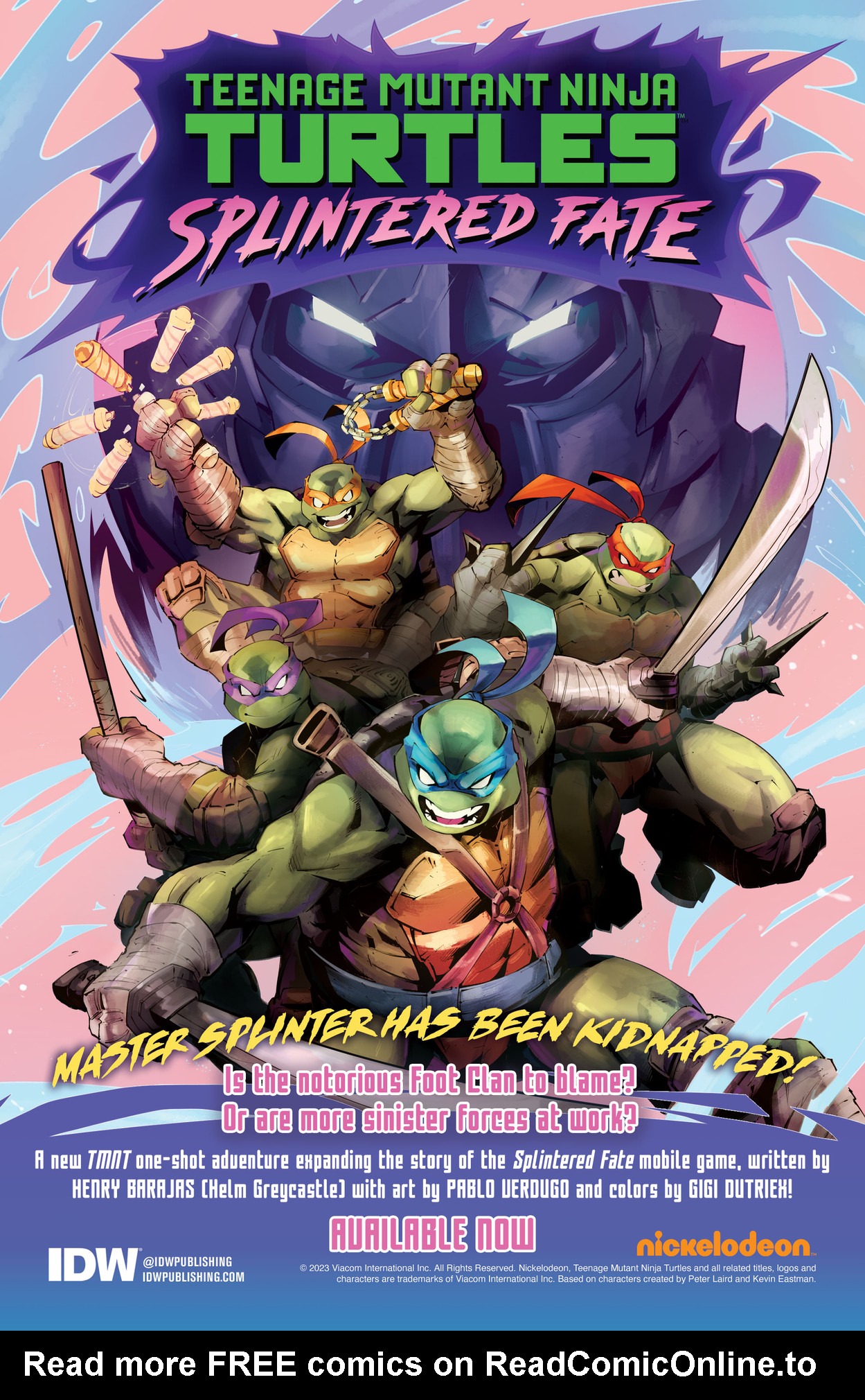Read Teenage Mutant Ninja Turtles (2011) EN Manga Online