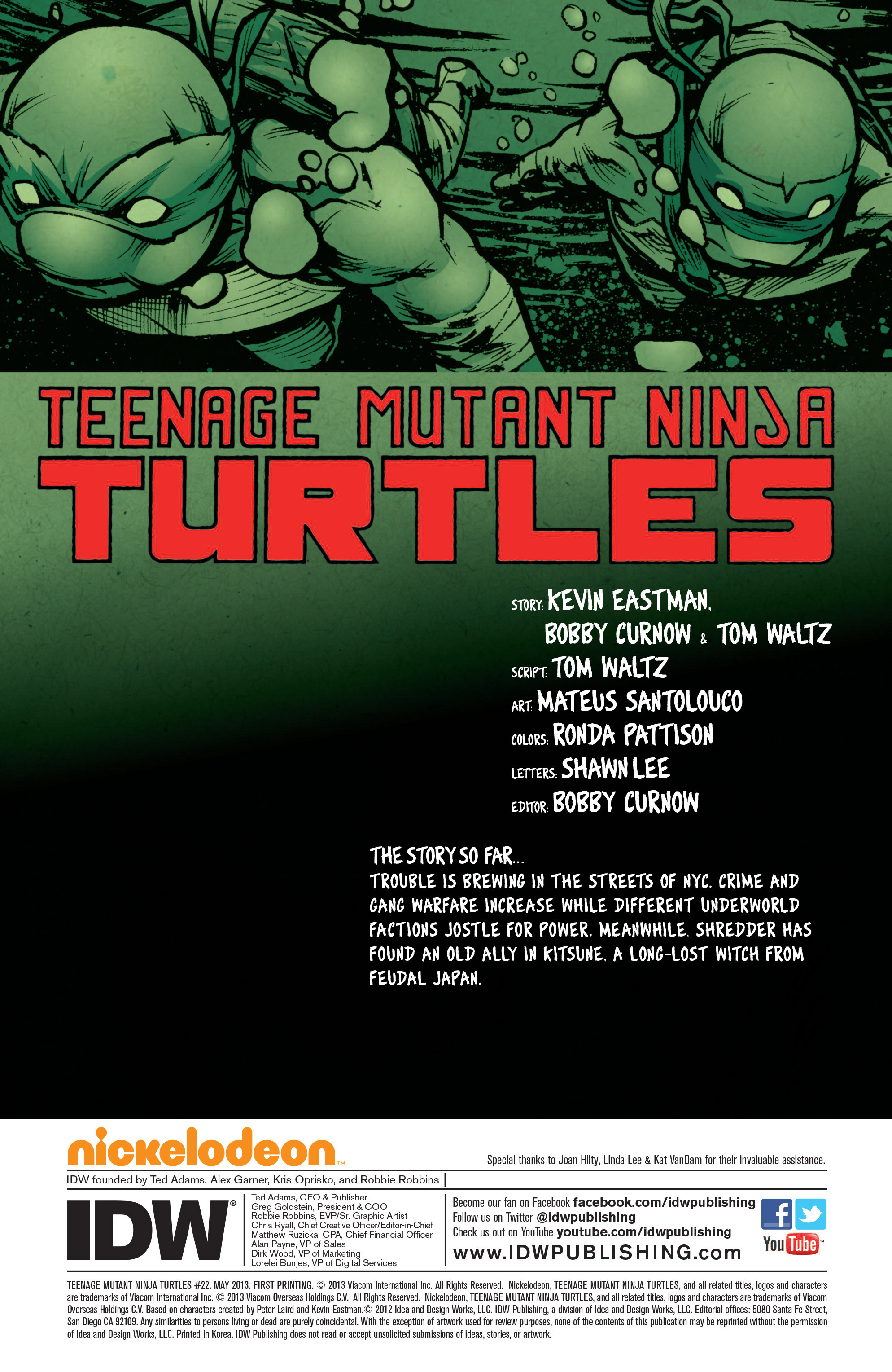 Read Teenage Mutant Ninja Turtles (2011) EN Manga Online