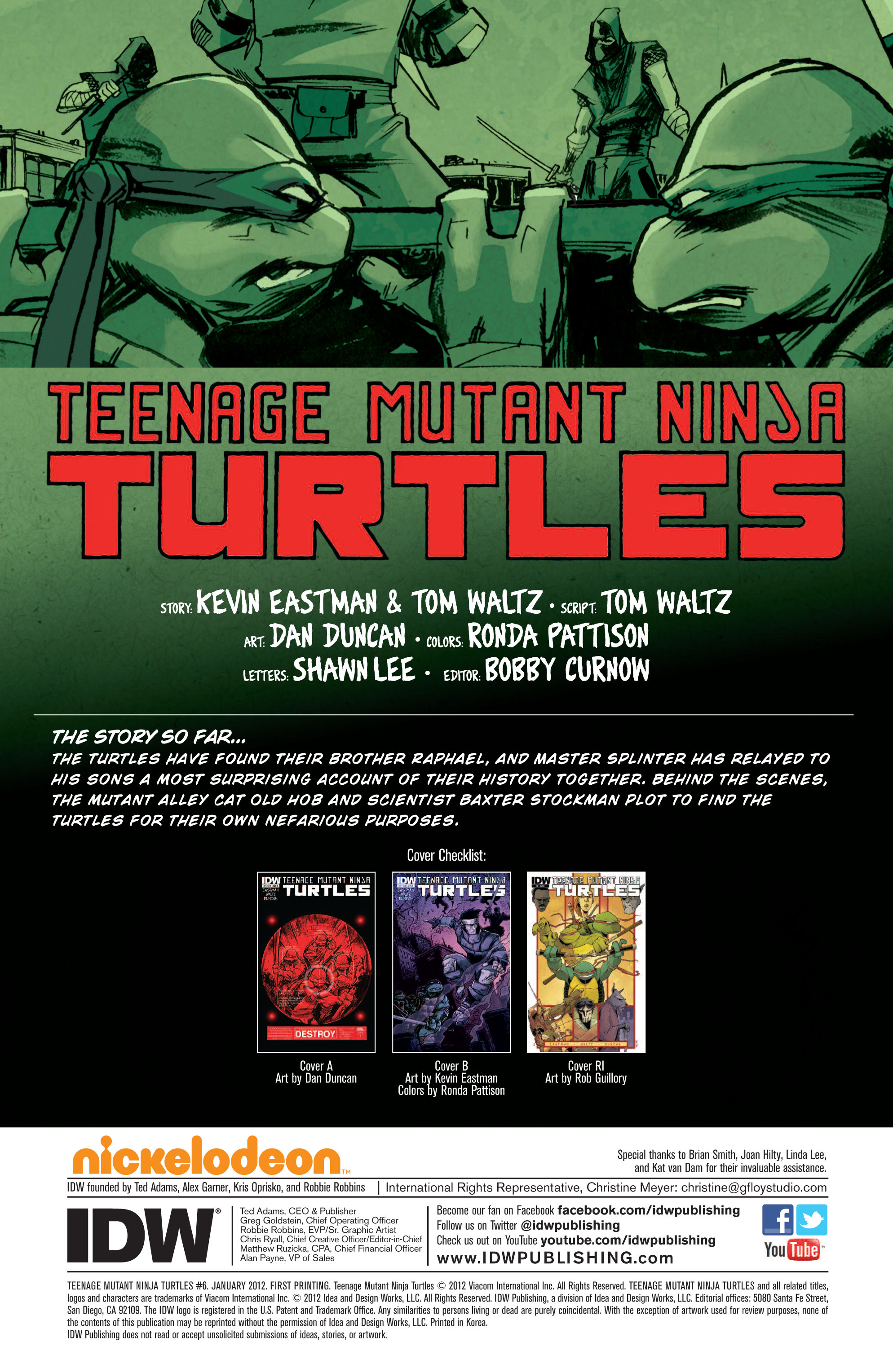 Read Teenage Mutant Ninja Turtles (2011) EN Manga Online