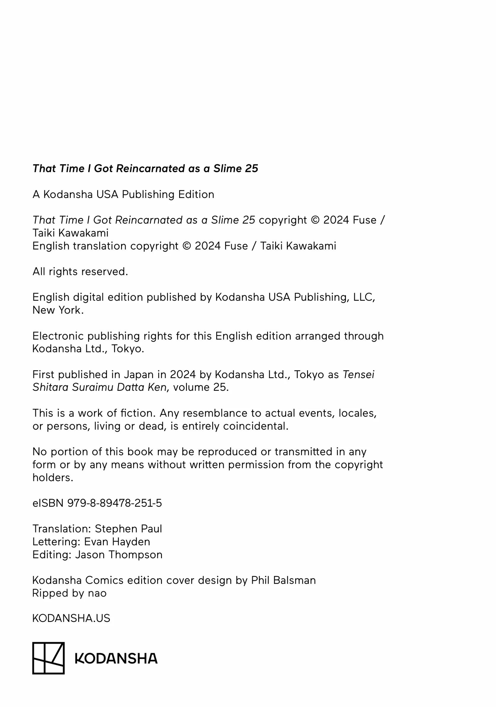 Read That Time I Got Reincarnated as a Slime EN Manga Online