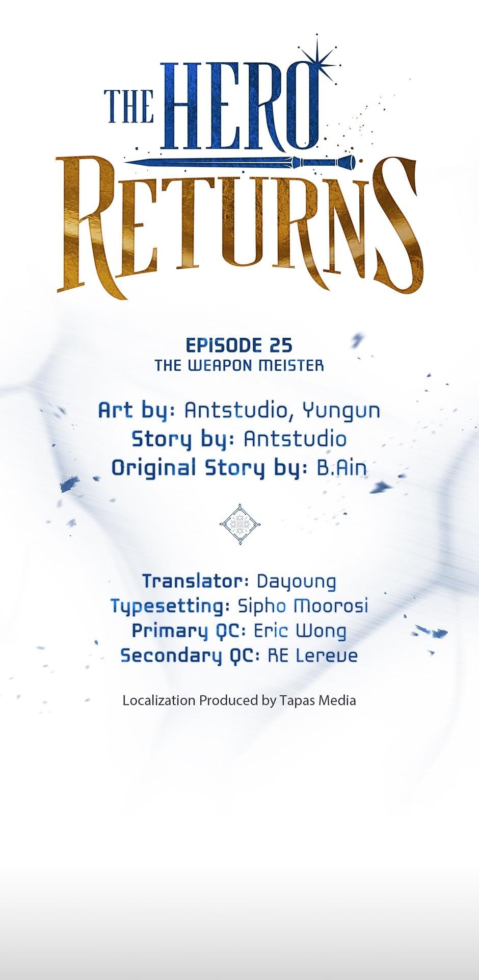 Read The Hero Returns EN Manga Online