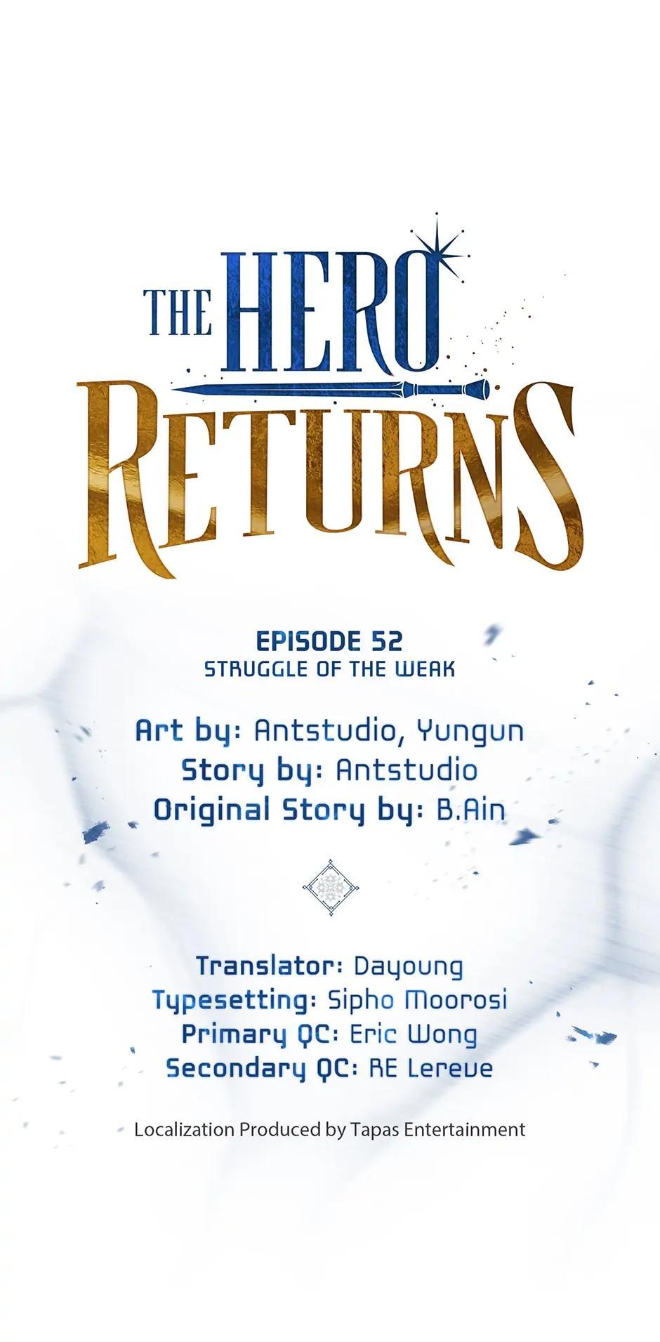 Read The Hero Returns EN Manga Online