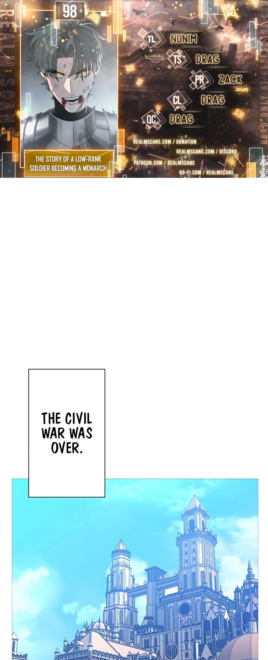 Read The Story of a Low Rank Soldier Becoming a Monarch EN Manga Online