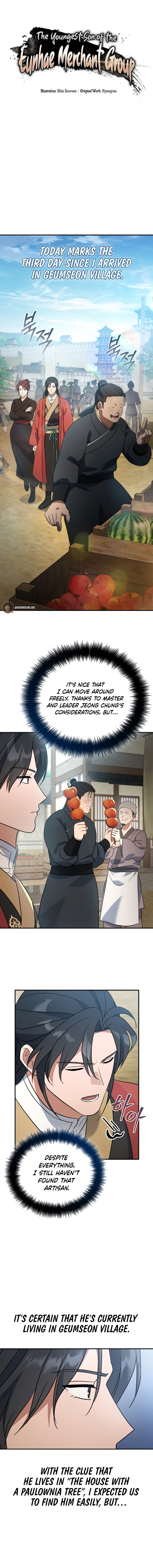 Read The Youngest Son of the Eunhae Merchant Group EN Manga Online