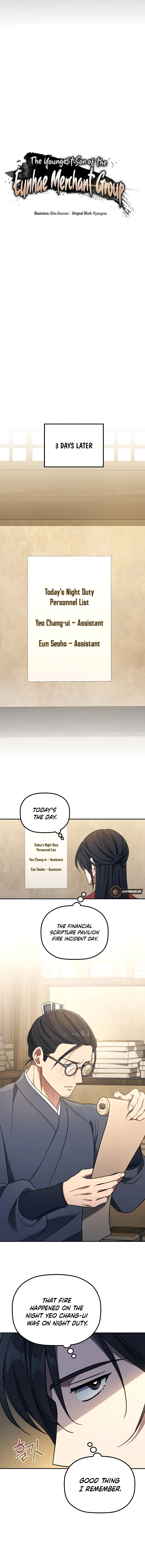 Read The Youngest Son of the Eunhae Merchant Group EN Manga Online