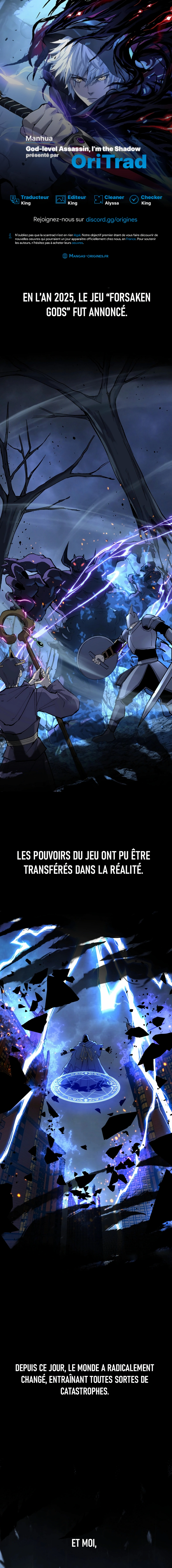 Read God level Assassin I’m the Shadow FR Manga Online