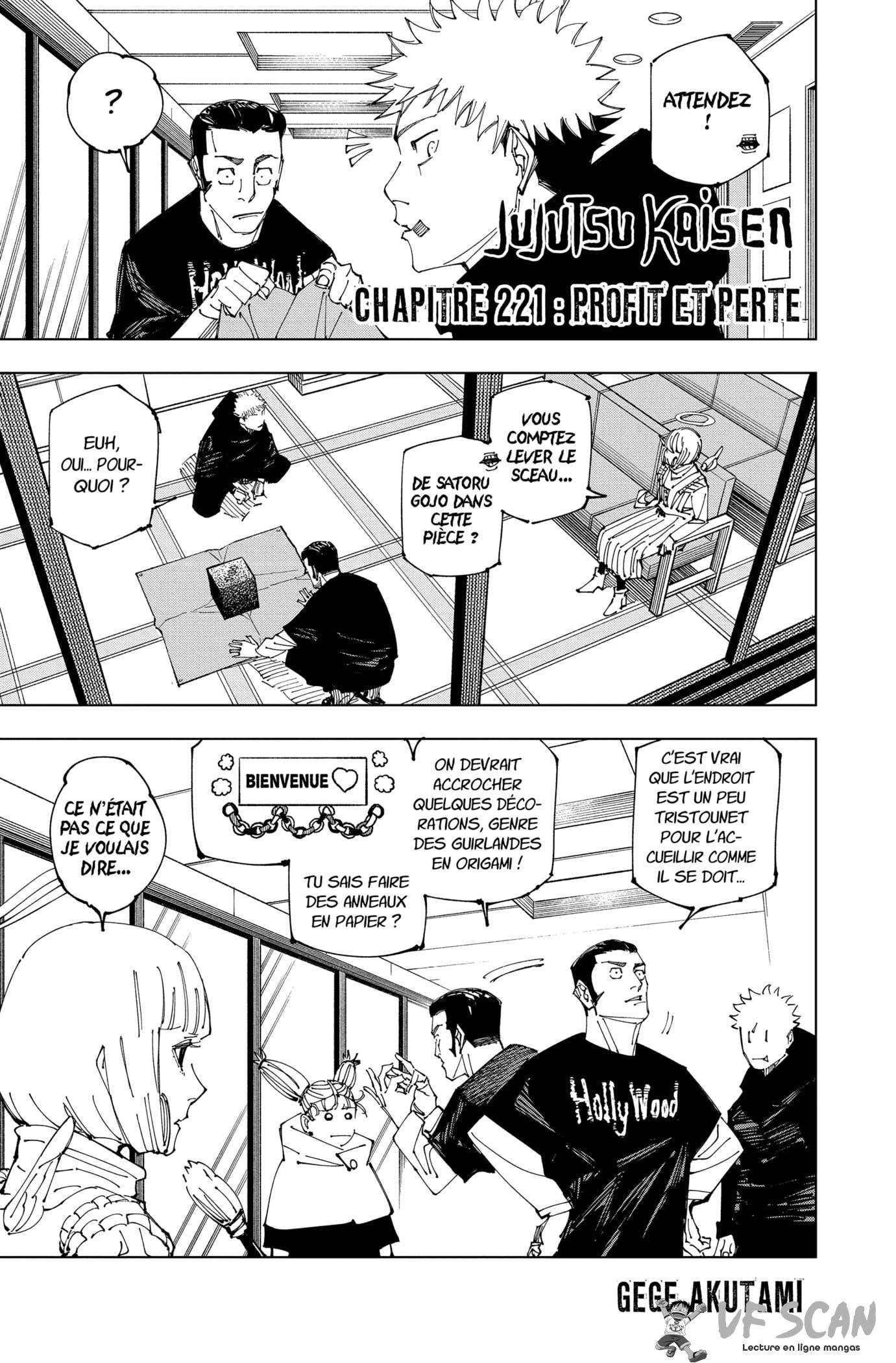 Read Jujutsu Kaisen FR Manga Online