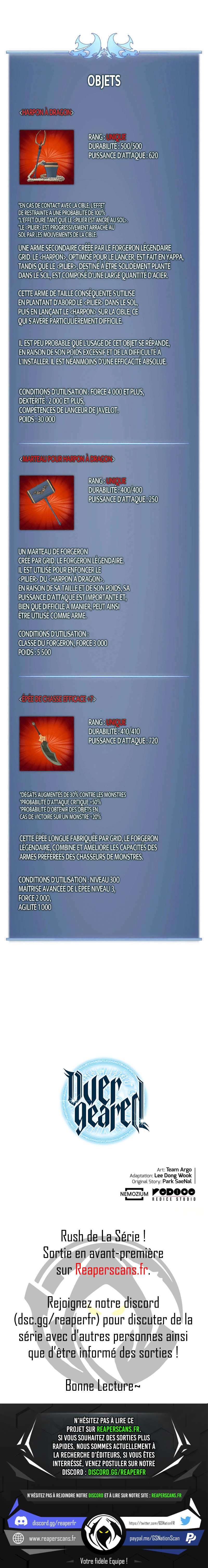 Read Overgeared FR Manga Online