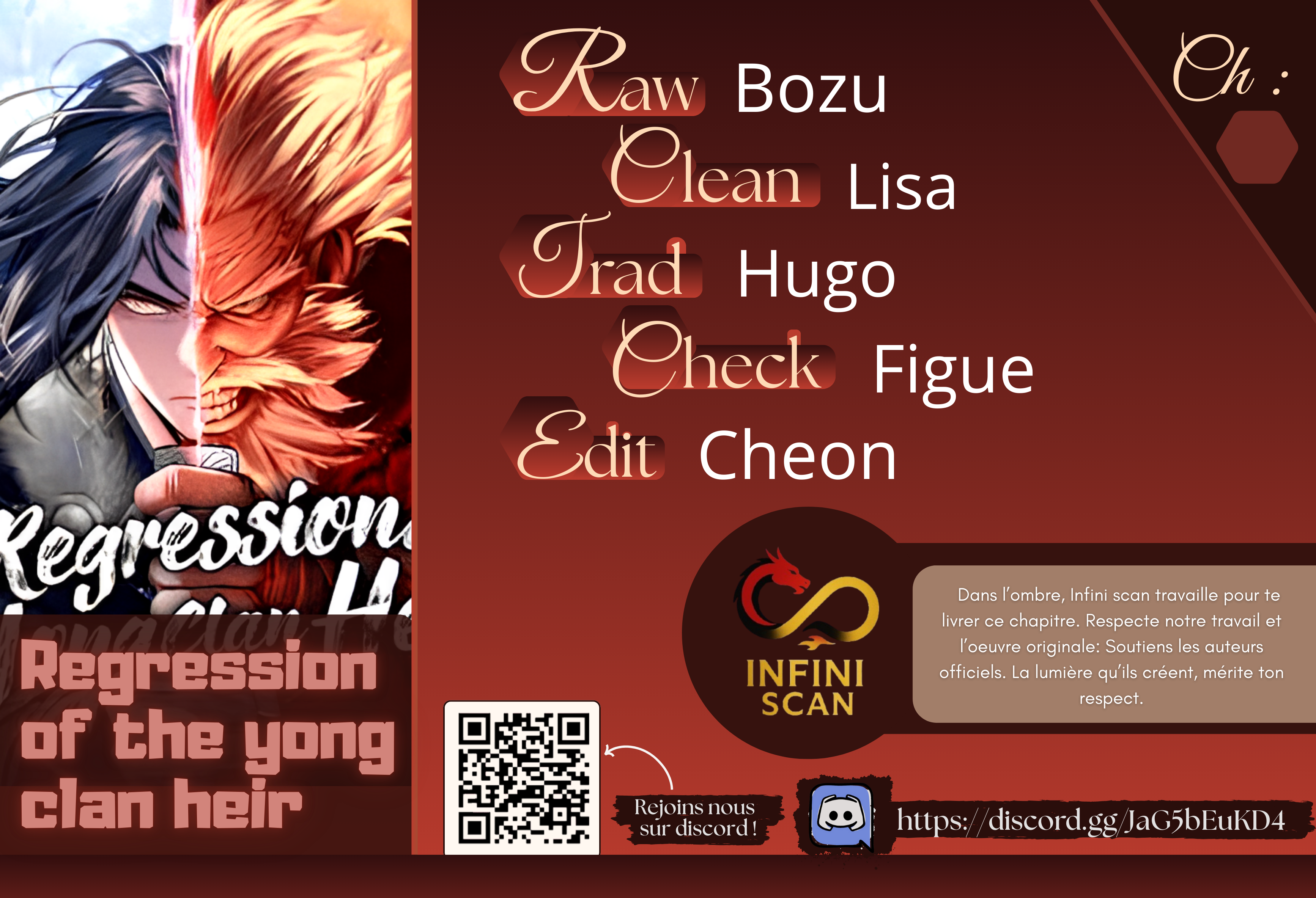 Read Regression of the Yong Clan Heir FR Manga Online