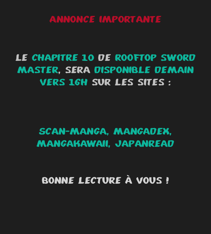 Read Rooftop Sword Master FR Manga Online