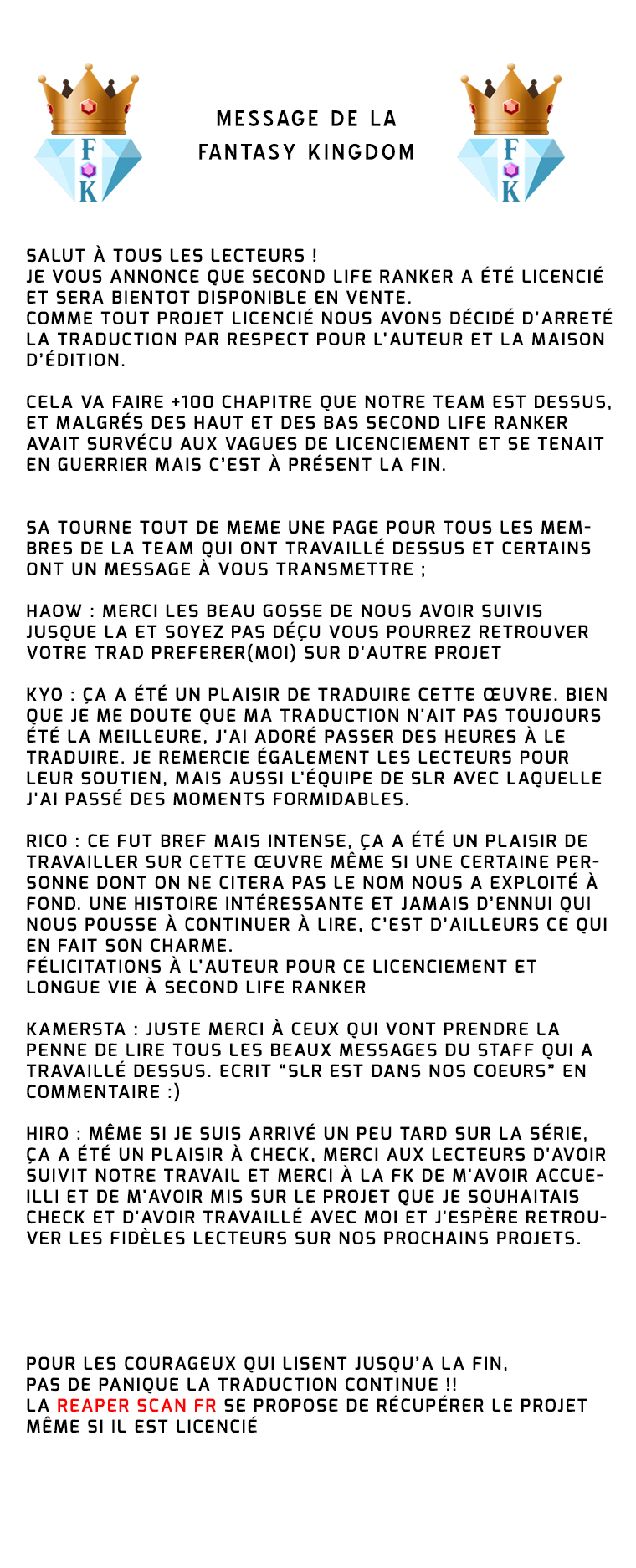 Read Second Life Ranker FR Manga Online