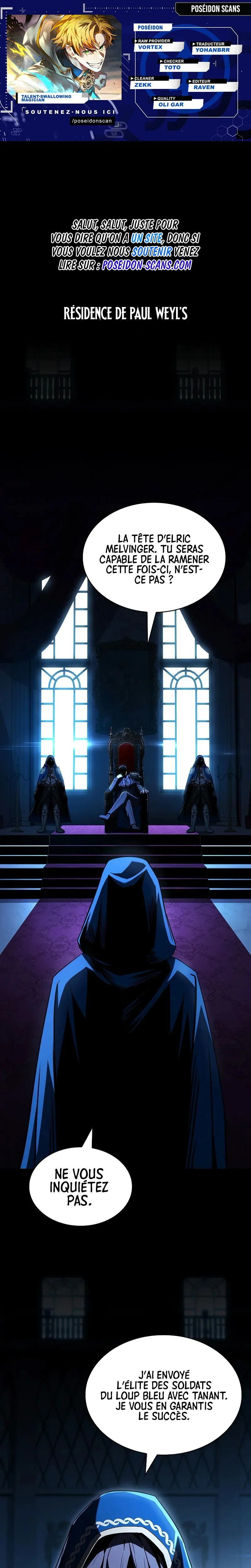 Read Talent-Swallowing Magician FR Manga Online