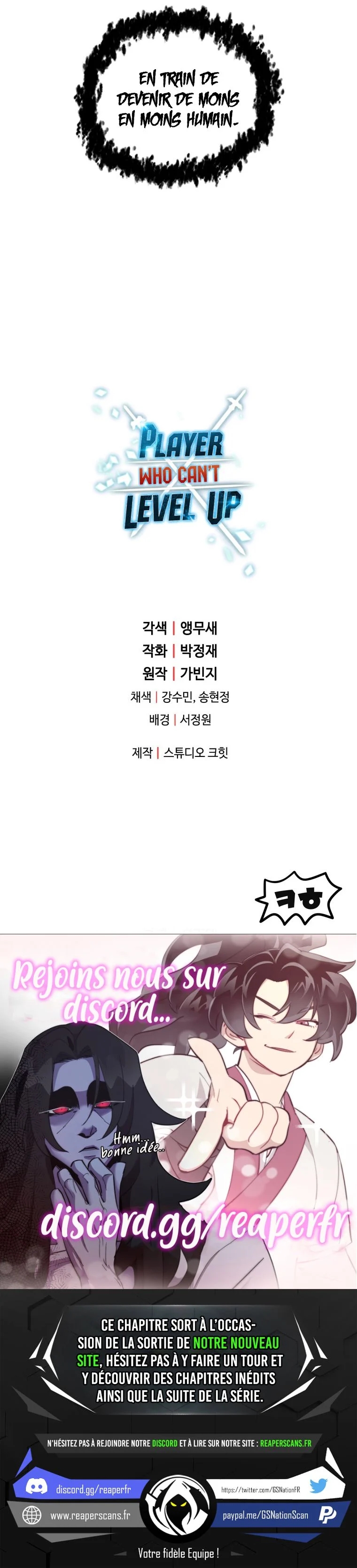 Read The Player That Can’t Level Up FR Manga Online